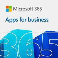 ESD Microsoft 365 Apps for Business, retail, multilenguaje LATAM, suscripción por 1 año.