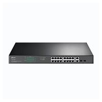 SWITCH |TP-LINK | TL-SG1218MP | 16 PUERTOS RJ45 GIGABIT 10/100/1000 MBPS POE CON 2 PUERTOS RJ45 GIGABIT Y 2 RANURAS SFP GIGABIT COMBO | NO ADMINISTRABLE | PARA RACK 19 PULGADAS